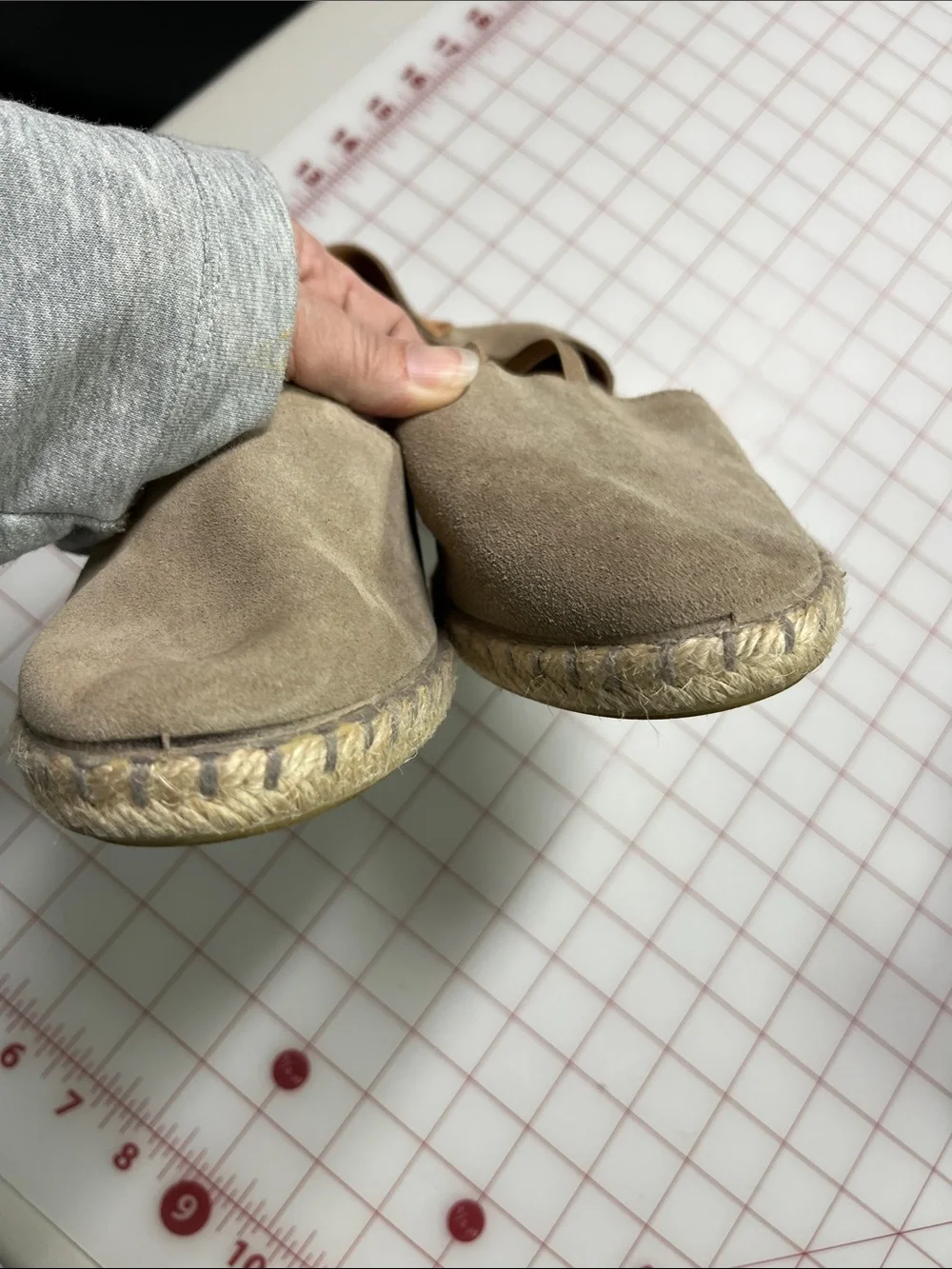 VERBENAS Casual Summer Beach Made in Spain Raffia 2.5 Wedge Tan Espadrilles SZ 8